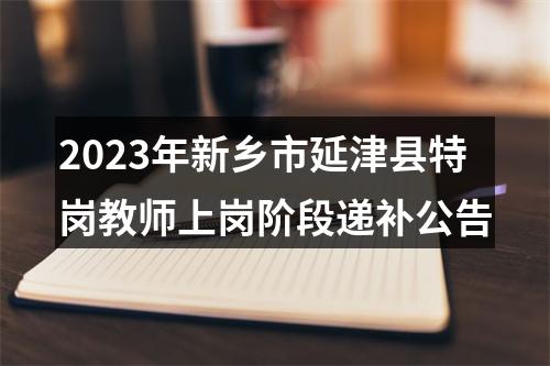 2023年新乡市延津县特岗教师上岗阶段递补公告 图片